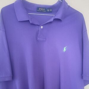 Polo by Ralph Lauren Men's Polo Shirt in Vibrant Purple